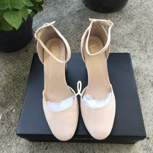 Lulus Laura Suede Ankle Strap Heels